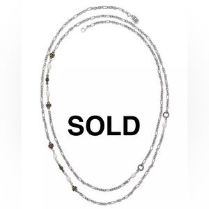 Retired James Avery Marjan Pearl Necklace With Cultured Pearls